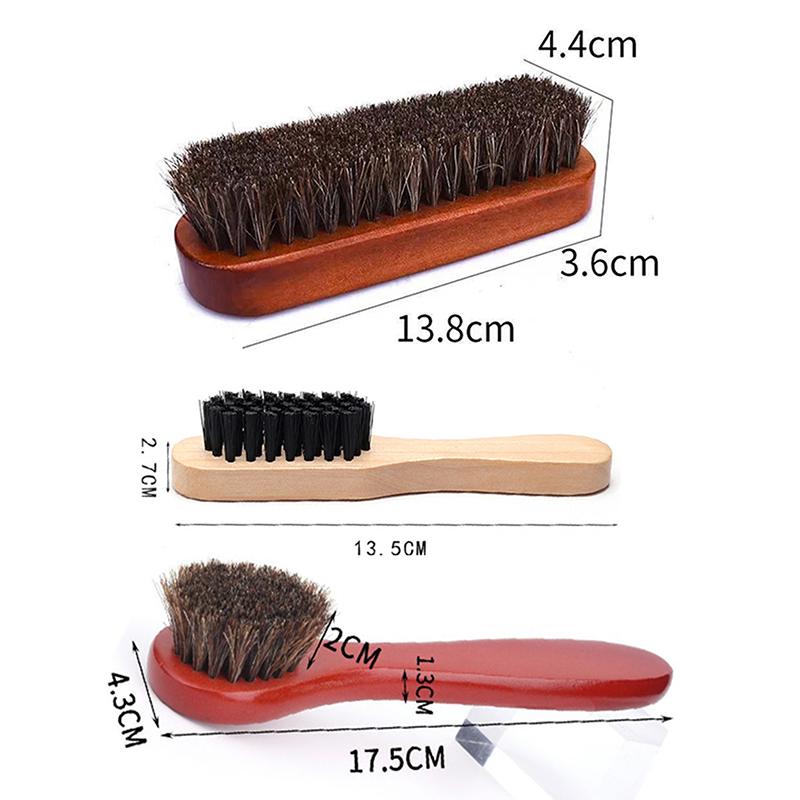 طقم فرشاة تنظيف الأحذية بشعيرا - مراجعة Leather Shoe Polish وسعره