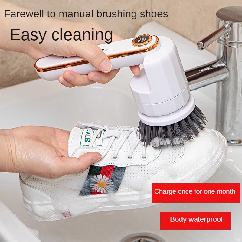 فرشاة تنظيف كهربائية محمولة با - مراجعة Shoe Cleaning Brush وسعره